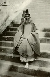 Un prêtre shinto, 1910