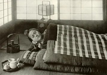 Heure du coucher au Japon, 1910