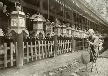 En pèlerinage à Nara, 1910