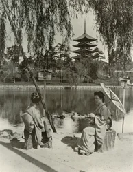 La pagode de Nara, 1910