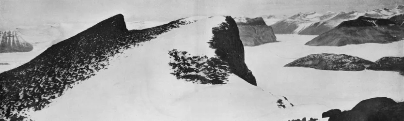 Le sommet du mont Suess, regardant vers le sud, c1911, 1913