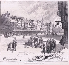 Cheapside en 1660