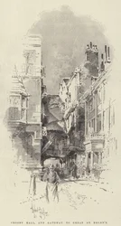 Crosby Hall, et portail de Great St Helen
