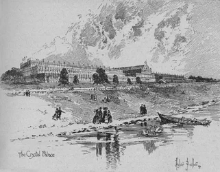Le Crystal Palace à Hyde Park, Londres, 1851, 1891
