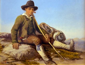 Berger de la Brigue, c1850 (Oil on canvas)