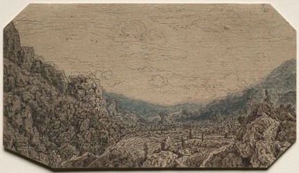 Vallée enclavée, vers 1623-1630