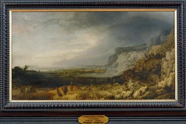 Paysage avec montagnes