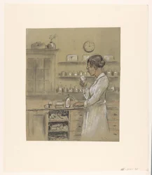 Femme dans un laboratoire