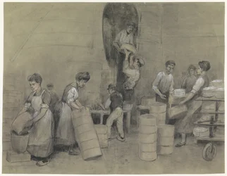 Sortie de la poterie du four de De Sphinx à Maastricht
