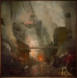 Coulée de haut fourneau à Hörde