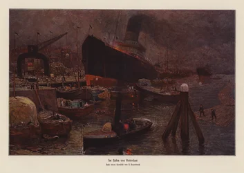 Dans le port de Rotterdam