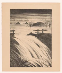 Inondation de la Meuse et du Waal jan. 1926