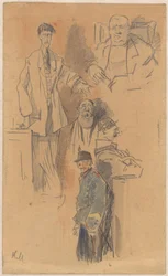 Portrait de Jan Hamdorf et W. van der Pluym