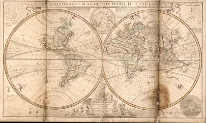 Une nouvelle carte exacte du monde établie d