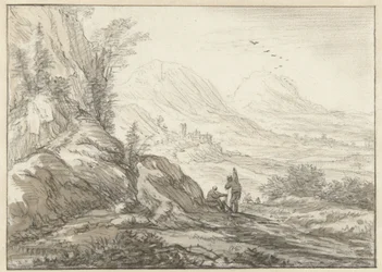 Paysage de montagne avec vue sur une vallée