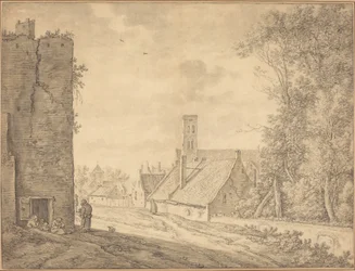 Paysage de village