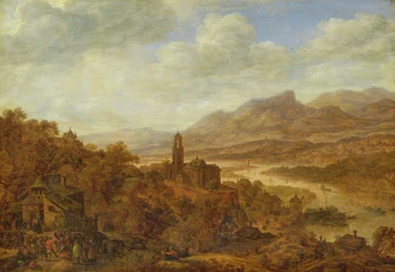 Paysage avec le Rhin, 1652