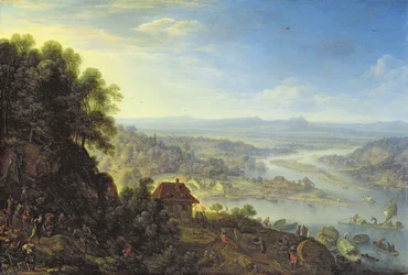 La vallée du Rhin près d