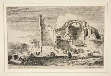 Distribution de pain aux pauvres, de la série Douze paysages