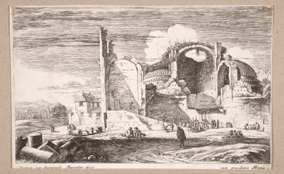 Distribution de pain aux pauvres, de la série « Paysages »