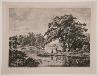 Paysage dans la forêt de Hellebæk