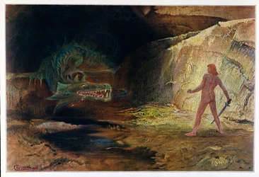 Siegfried et Fafner, 1906