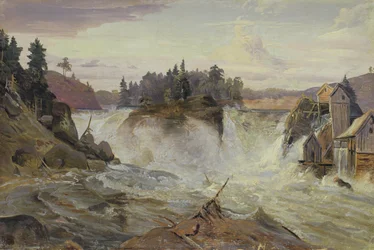 Cascade dans les montagnes, 1836
