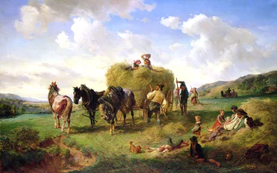 La Récolte du foin, 1869
