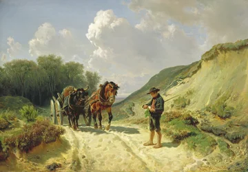 Deux types de harnais, vers 1855