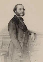 Portrait du pianiste et compositeur Désiré Magnus 1828-1884