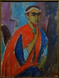 Autoportrait en costume (Le Romain)