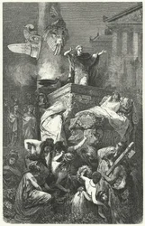 Auguste prononçant l