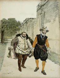 Henri IV et Charles de Lorraine, duc de Mayenne