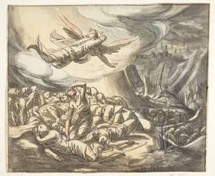 Ange avec une épée tirée