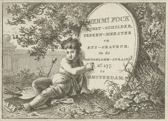 Carte de visite de Hermanus Fock