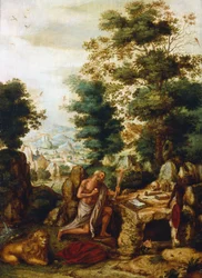 Saint Jérôme dans un paysage, vers 1530-1550
