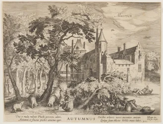Maersen - Automne, extrait de Les Saisons, vue des châteaux dans les environs d