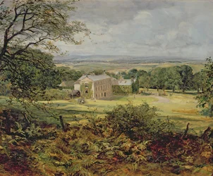 Paysage anglais avec une maison, XIXe siècle