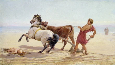 Ulysse laboure les sables de la mer