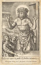 Le sang du Rédempteur vénéré par deux anges, avant 1619