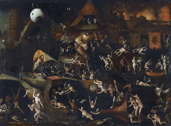 La Descente aux Enfers - La Libération des enfers, par Bosch, Hieronymus