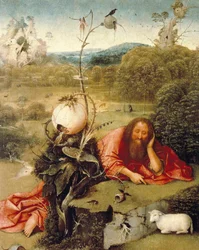 Saint Jean-Baptiste endormi dans la nature