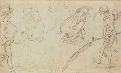 Études de figures grotesques