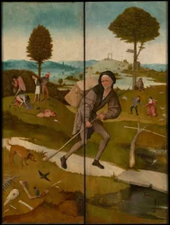 Le triptyque de Haywain, vers 1516 (extérieur)