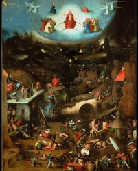 Le Jugement dernier Triptyque, panneau central, ca 1485