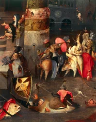Triptyque de la Tentation de Saint Antoine (panneau central)