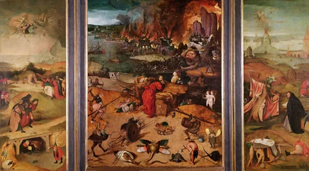 Triptyque de la tentation de Saint Antoine