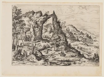 Juda et Tamar, extrait de Paysages avec scènes bibliques et mythologiques