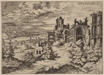 Ruines du Palatin et vue panoramique