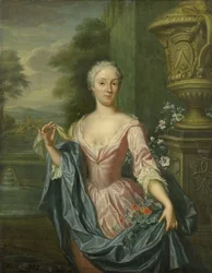 Portrait de Claudine van Royen (née en 1712), épouse de Pieter Teding van Berkhout